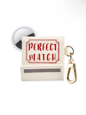 *Brand New* Posh Tech: Perfect Match AirTag Holder Keychain with Gold Clip